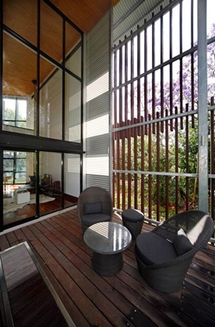 Shade and light inform the subtle transition from inside to out.
